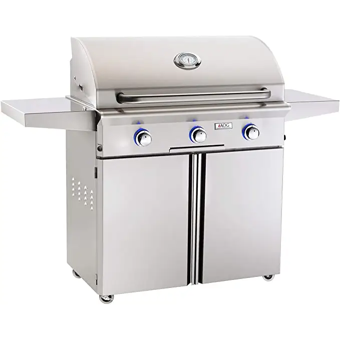 AOG 36 Portable Stainless Steel Grill with Rotisserie 