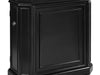 BAR CABINET W/ SPINDLE - BLACK - Indoor Upgrades