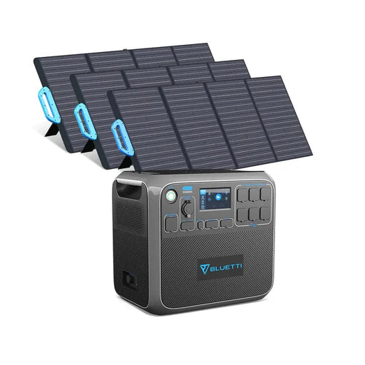 BLUETTI AC200P + 3*PV120 | Solar Generator Kit - Portable 