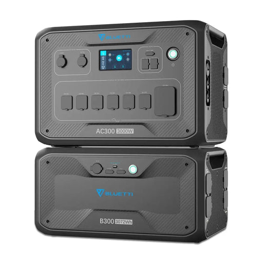 BLUETTI AC300 + 1*B300 | Home Battery Backup - Home Backup 