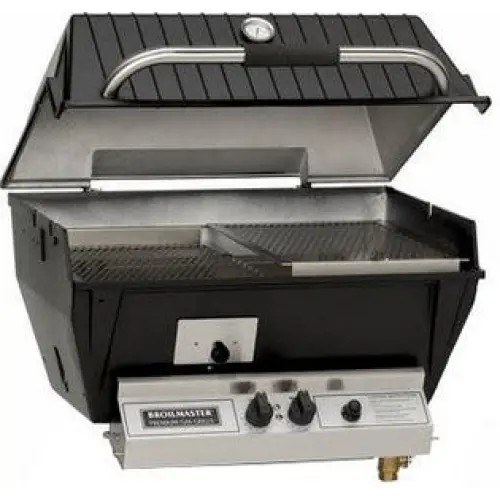 Broilmaster LP Slow Cooker Gas Grill Package - Grill