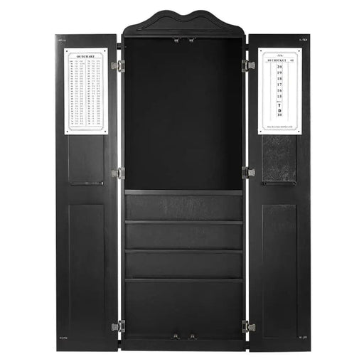DARTBOARD CABINET CUE HOLDER - BLACK - Indoor Upgrades