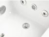 EAGO AM154ETL-L6 6 ft Acrylic White Rectangular Whirlpool 
