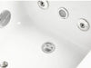 EAGO AM154ETL-R5 5 ft Acrylic White Rectangular Whirlpool 