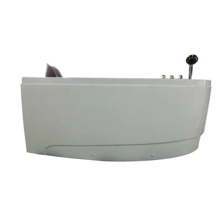 EAGO AM161-R 5’ Single Person Corner White Acrylic Whirlpool