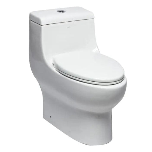 EAGO TB358 Dual Flush One Piece Elongated Ceramic Toilet - 