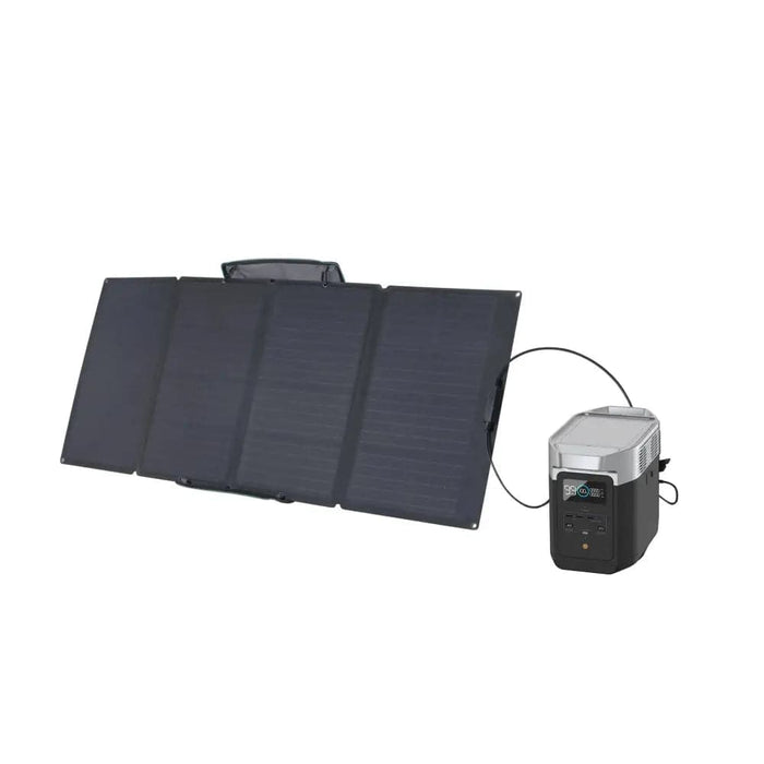 EcoFlow DELTA 2 + 160W Portable Solar Panel - EcoFlow DELTA 