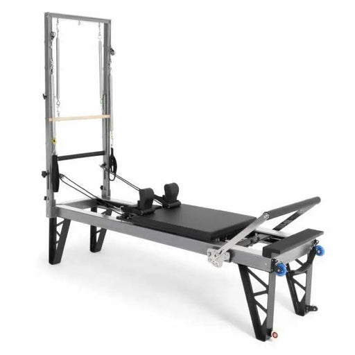 ELINA PILATES Classic Aluminum Cadillac, Leather Bed with EVA Foam, Arm and  Leg Springs, Various Bars, Fuzzies Handles, Kuna Board (Grey) : :  Sports & Outdoors