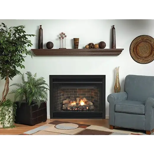 WMH Keystone Flush Face B-Vent Fireplace Premium 42 Remote 
