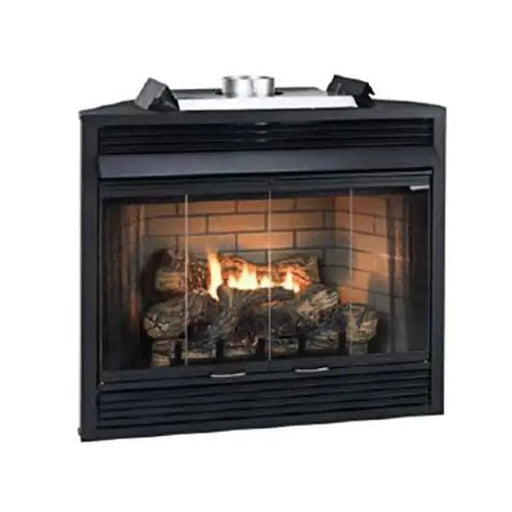 WMH Keystone Louvered Face B-Vent Fireplace Deluxe 34 Remote