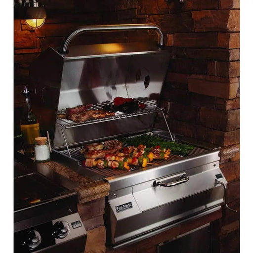 FM Legacy Charcoal 30 Stainless Steel Built-In Grill - 