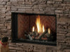Kingsman HBZDV3624 36-Inch Zero Clearance Dual Burner Direct Vent Gas Fireplace with Log Set