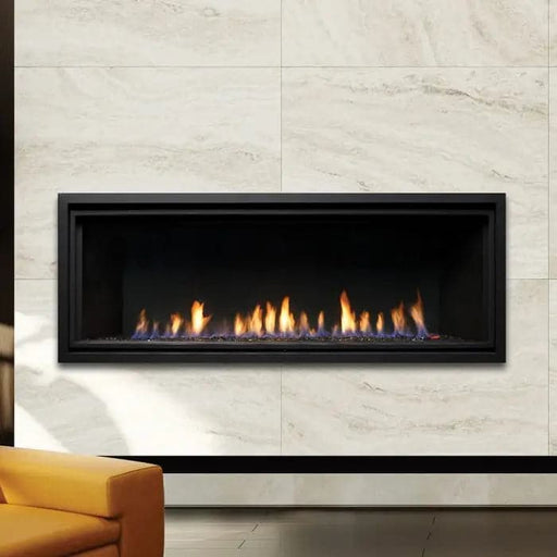 Kingsman ZCVRB47 47-Inch Zero Clearance Linear Direct Vent Gas Fireplace with Fire Glass
