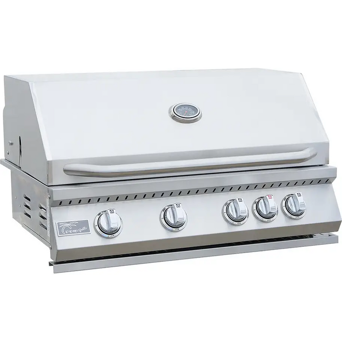 Aruba BBQ Island with Built In BBQ Grill Side Burner and 