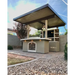 St. Croix Outdoor Kitchen With Built In BBQ Grill and 12x12 