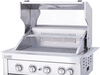 The Cayman 5’ BBQ Island with 4 Burner Built In BBQ Grill - 