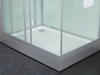 White Platinum Anzio Steam Shower - Left Position - Bathroom