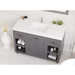 Odyssey 48 Maple Grey Bathroom Vanity with White Carrara 