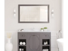 Odyssey 48 Maple Grey Bathroom Vanity with White Stripes 