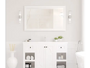 Odyssey 48 White Bathroom Vanity with Matte White VIVA Stone