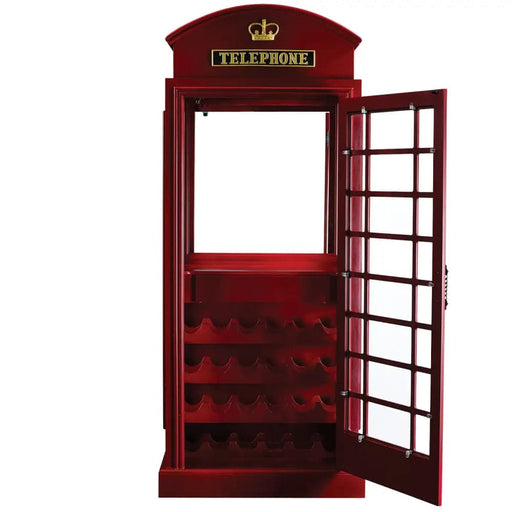 OLD ENGLISH TELEPHONE BOOTH BAR CABINET - Indoor Upgrades