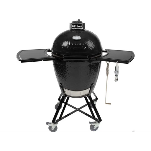 All-In-One Ceramic Kamado Round Grill with Stand - Grill