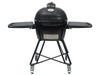 All-In-One Ceramic Oval Junior Grill with Cradle - Grill