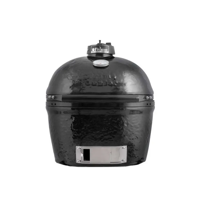 Primo Ceramic Oval Junior Charcoal Grill Smoker with 