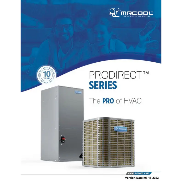ProDirect 14 SEER 30K BTU Split System Heat Pump - 2.5 Ton