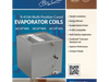 R410A 18K BTU Downflow Painted 14.5 Evaporator Coil - 