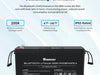 2 12V 200Ah Lithium Iron Phosphate Battery w/ Bluetooth -