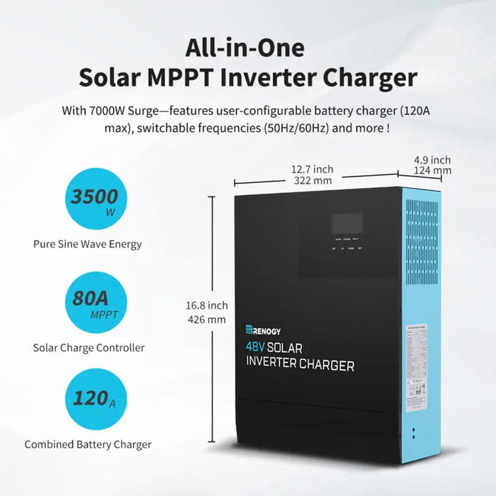 48V 3500W Solar Inverter Charger - Inverters