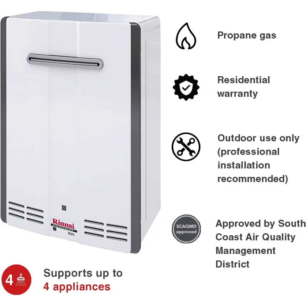Buy Rinnai SE Series 7 5 GPM Outdoor Condensing Tankless Water Heater 