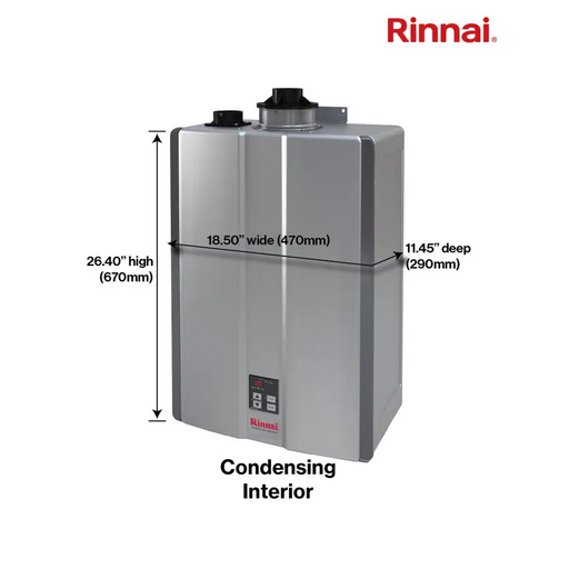 Rinnai SE+ Series with Smart-Circ™ 11 GPM Indoor Condensing 