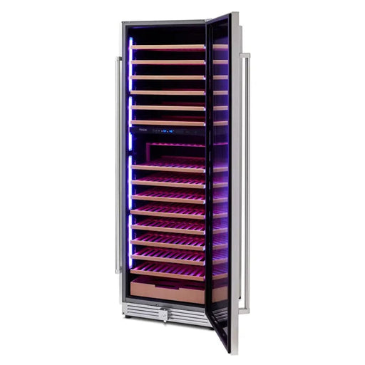 24 Inch Dual Zone Wine Cooler 162 Wine Bottle Capacity -