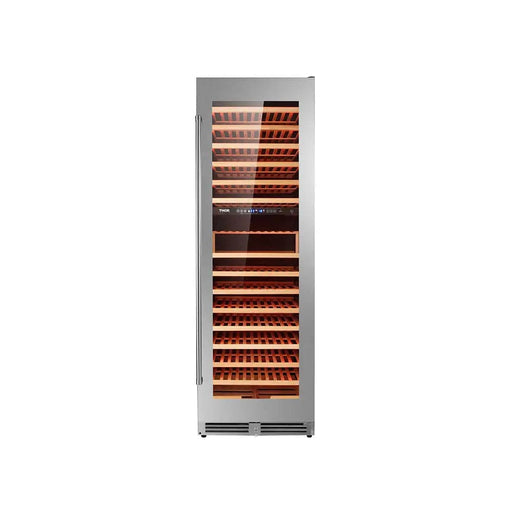 24 Inch Dual Zone Wine Cooler 162 Wine Bottle Capacity -