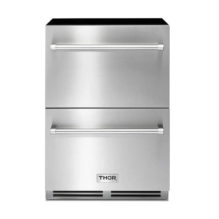 24 Inch Indoor Outdoor Refrigerator Drawer in Stainless