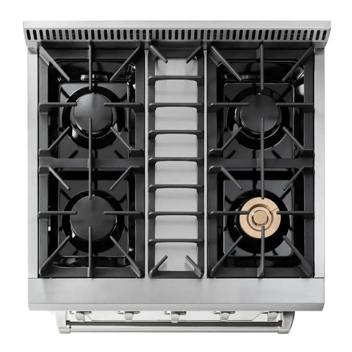 30 Inch Professional Gas Range in Stainless Steel - Kitchen