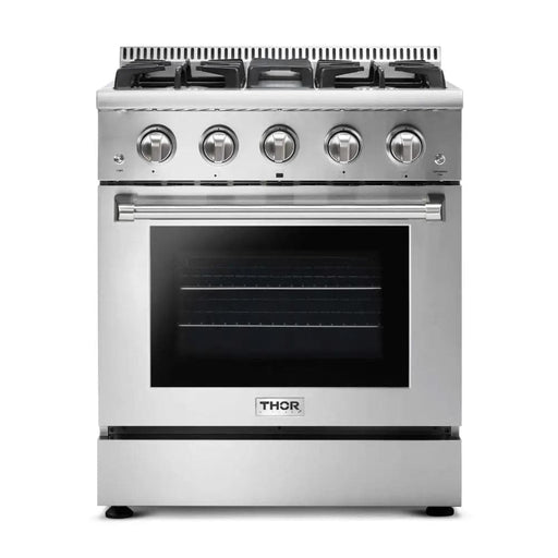 30 Inch Professional Gas Range in Stainless Steel - Natural