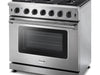 36 Inch Gas Range in Stainless Steel - Kitchen Upgrades