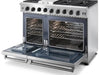 48 Inch Gas Range in Stainless Steel - Kitchen Upgrades