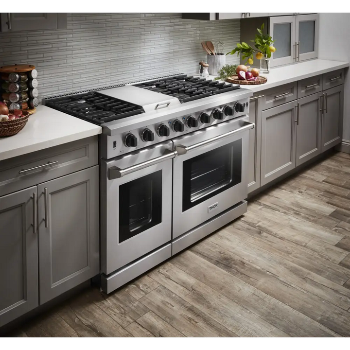 Thor Kitchen 48 Inch Gas Range in Stainless Steel