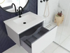 Vitri 30 Cloud White Bathroom Vanity with VIVA Stone Matte 