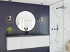 Vitri 60 Cloud White Single Sink Bathroom Vanity with VIVA 