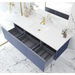 Vitri 60 Nautical Blue Single Sink Bathroom Vanity with VIVA