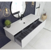 Vitri 66 Cloud White Single Sink Bathroom Vanity with VIVA 