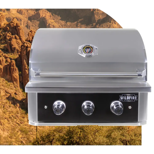 Wildfire Ranch PRO 30 Built-In Gas Grill 304 SS - LP - Grill