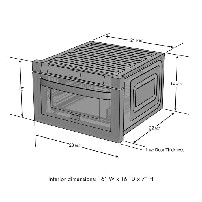 24 1.2 cu. ft. Built-in Microwave Drawer (MWD-1) - Kitchen