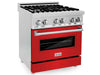 30 4.0 cu. ft. Dual Fuel Range with Gas Stove and Electric