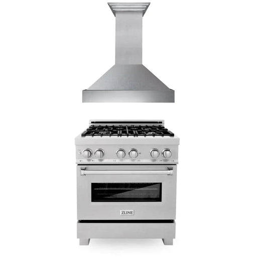 30 Kitchen Package with DuraSnow® Stainless Steel Dual Fuel
